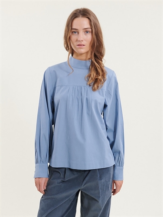 Basic Apparel Milly Blouse Windward Blue